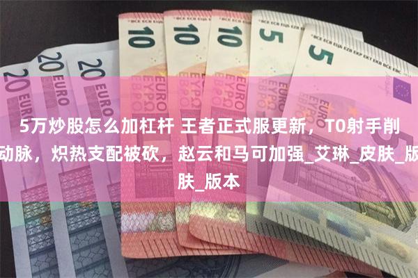 5万炒股怎么加杠杆 王者正式服更新，T0射手削到动脉，炽热支配被砍，赵云和马可加强_艾琳_皮肤_版本
