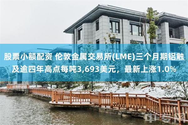 股票小额配资 伦敦金属交易所(LME)三个月期铝触及逾四年高点每吨3,693美元，最新上涨1.0%