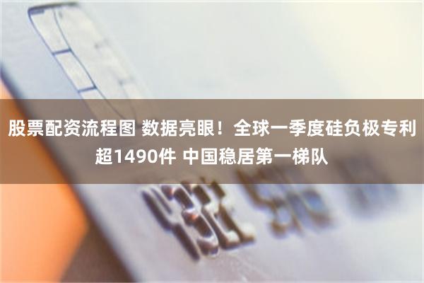 股票配资流程图 数据亮眼！全球一季度硅负极专利超1490件 中国稳居第一梯队
