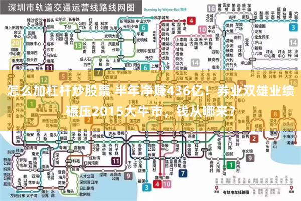 怎么加杠杆炒股票 半年净赚436亿！券业双雄业绩碾压2015大牛市，钱从哪来？