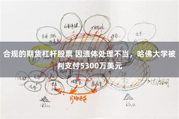 合规的期货杠杆股票 因遗体处理不当,哈佛大学被判支付5300万美元