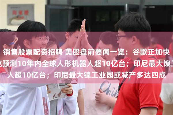 销售股票配资招聘 美股盘前要闻一览：谷歌正加快TPU迭代速度；马斯克预测10年内全球人形机器人超10亿台；印尼最大镍工业园或减产多达四成